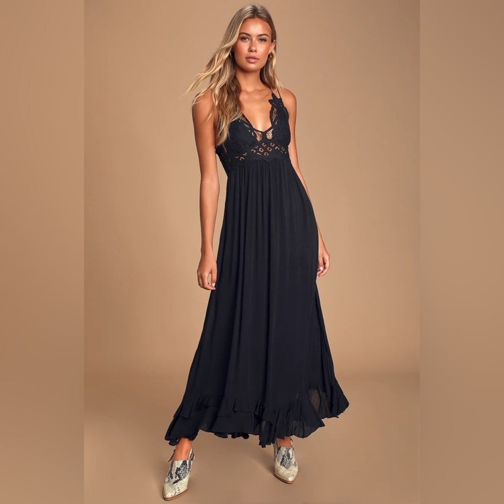 Free People NWT Adella Maxi Dress